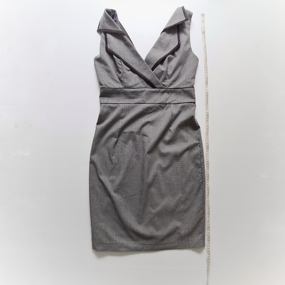 Kitten D'Amour Women's Checkered Midi Pinup Dress Size 10 - Picture 4 of 10